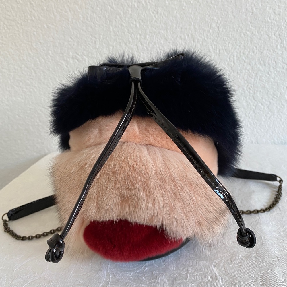 Mr and Mrs Italy fox fur Backpack